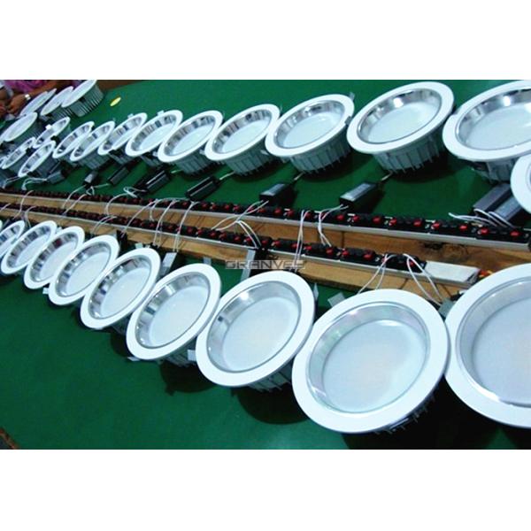 30 Watt 8 Inch Recessed LED Down Light Round Shape 3000lm Pure Aluminum House