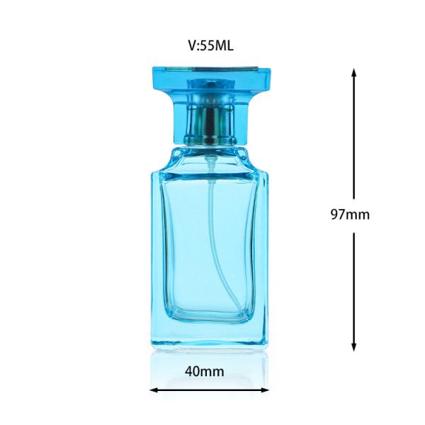 OEM 50ml Perfume Spray Bottle Luxury Glass Material For Women