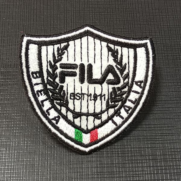 Factory Custom Logo Woven Embroidery badge Iron on Badges for Clothes