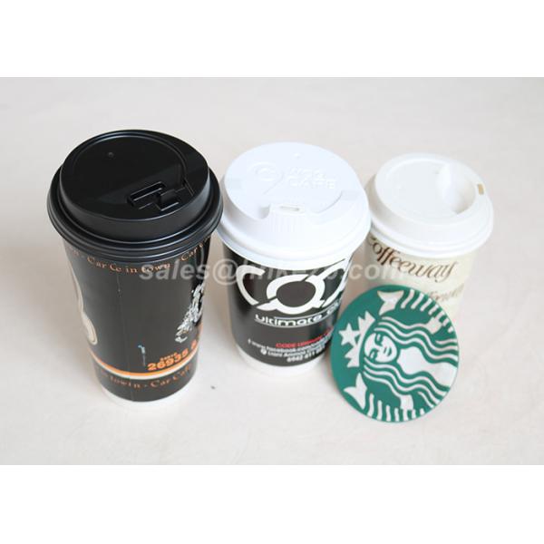 Multi Color 380ml Custom Printed Paper Cups , Espresso Disposable Cups 12oz