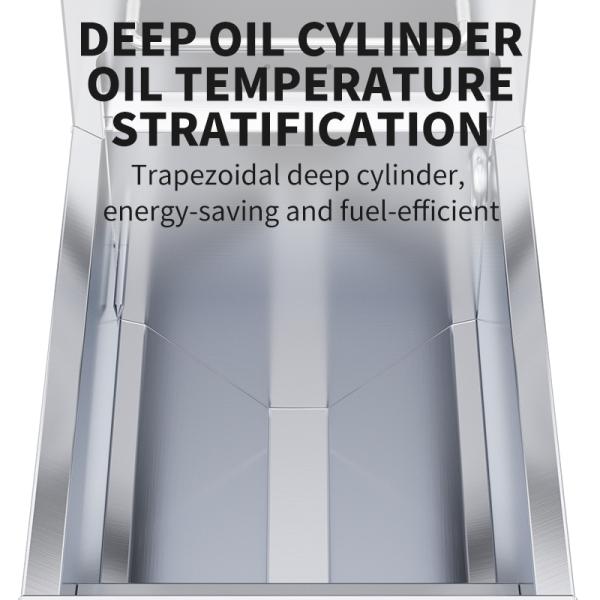 FEF-101 Промышленный электрический фритюрник из нержавеющей стали с компьютером и фильтром для масла