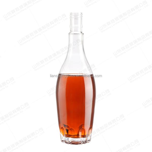 Glass Collar Clear Bottle for Fruit Juice Production at Affordable Prices