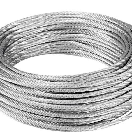9 mm núcleo de fibra Tratamiento de galvanizado Cuerdas de alambre de acero de alto carbono Cuerdas de alambre marinas