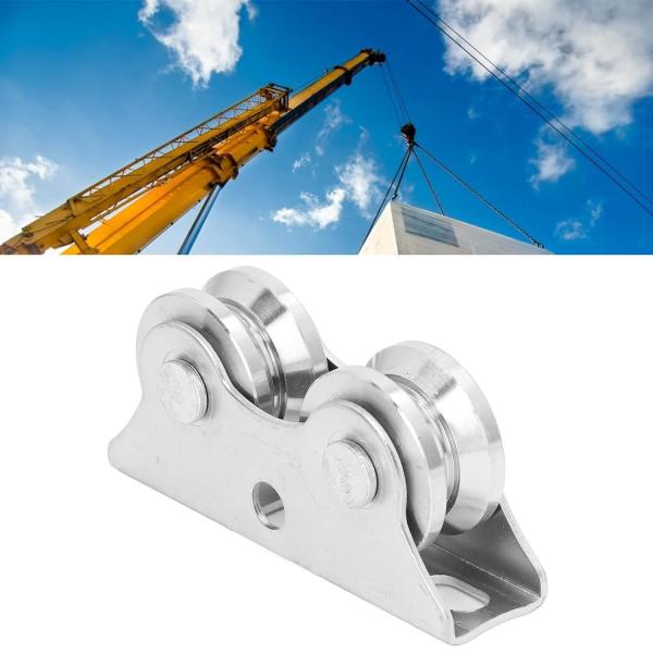 Roda de cobre duplo Roda de porta deslizante de aço inoxidável Roda de porta dobrável Roda de porta para rolos de janelas deslizantes