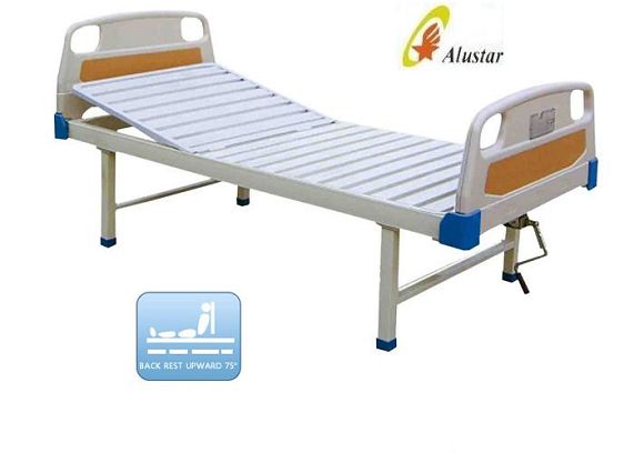 Single Shake Bed Surface Medical Hospital Beds Without Railing (ALS-M103)