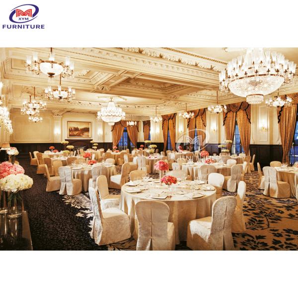Customized Polyester Chair Covers And Sashes Hotel Furniture Supplies