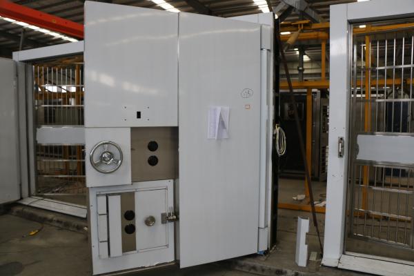 White Stainless Steel 300mm Depth 2500mm Height Vault Door For House
