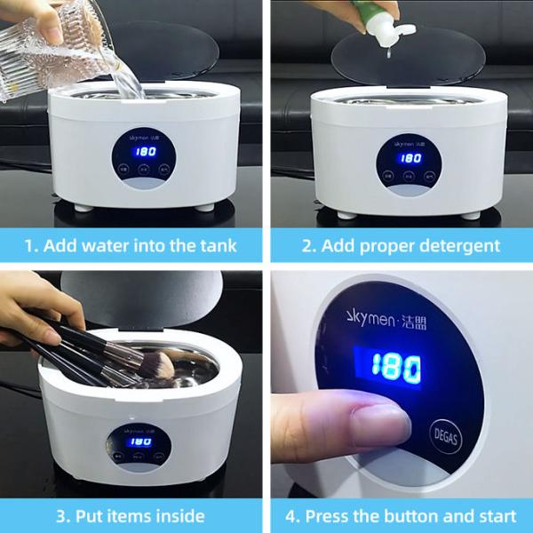 Skymen JP-895 600ml Ultrasonic Jewelry Cleaner 40KHz 30min Timer