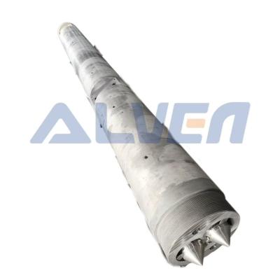 Tubo de doble husillo 38CrMoAlA con capa bimetálica de 2-4 mm