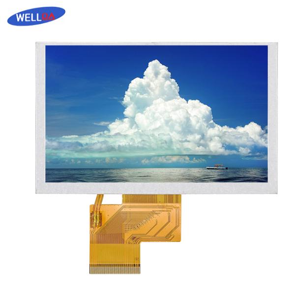 Автомобиль LCD 5,0 дюймов показывает 800x480 освещение СИД разрешения 12 превосходное