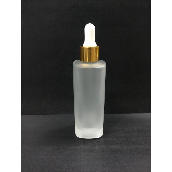 50мл придают квадратную форму стеклянным косметическим бутылкам капельницы/замороженной упаковке Скинкаре бутылок эфирного масла