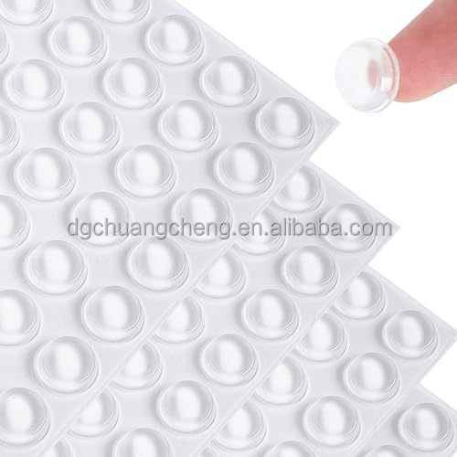Self-Adhesive Clear Silicone Cabinet Bumpers Soft Close Pads for Door Drawers Home Appliance Rubber Cutting Board
