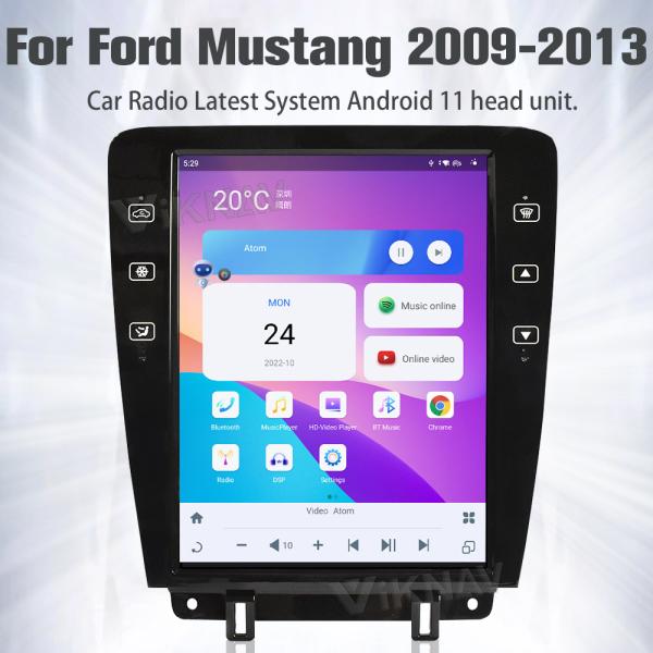 Android 13 Автомобильное радио GPS навигация для Ford Mustang Мультимедийный проигрыватель 09-13