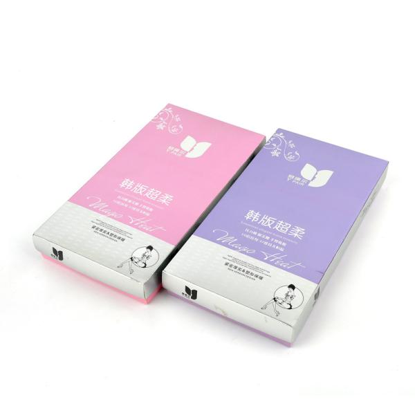 Gold Stamping Underwear Packaging Box Gloss Lamination For Bra / Socks