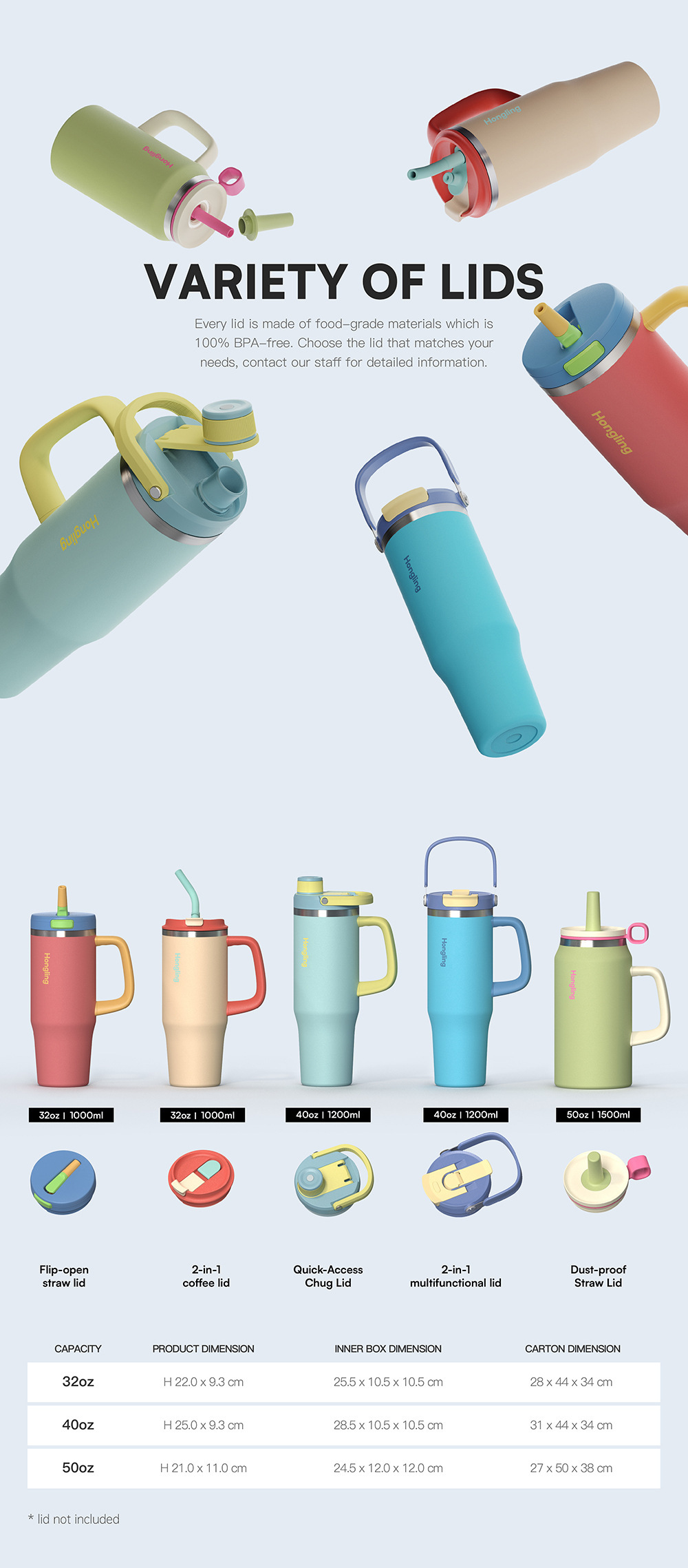 Amazon Cross-border 30oz/40oz/50oz Car Cup Custom Ice Cup Large-capacity Straw Handle Insulated Car Tumbler