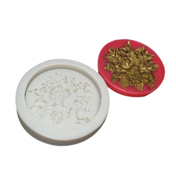 3D Silicone Flower Shaped Baking Mold Diy Handmade Round Fondant For Cakes