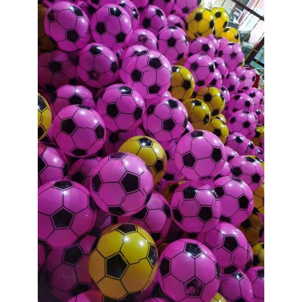 Печать в рельефе 8-дюймовый надувный футбол для детей Спорт пляжный мяч бассейн игрушки ПВХ