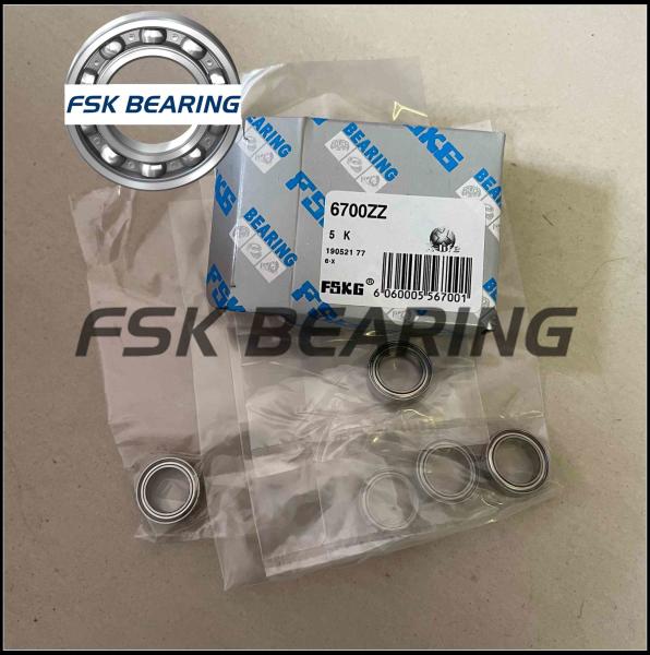 Thin Section 6700ZZ 678ZZ 679ZZ Miniature Deep Groove Ball Bearing Metal Shield Chrome Steel / Stainless Steel