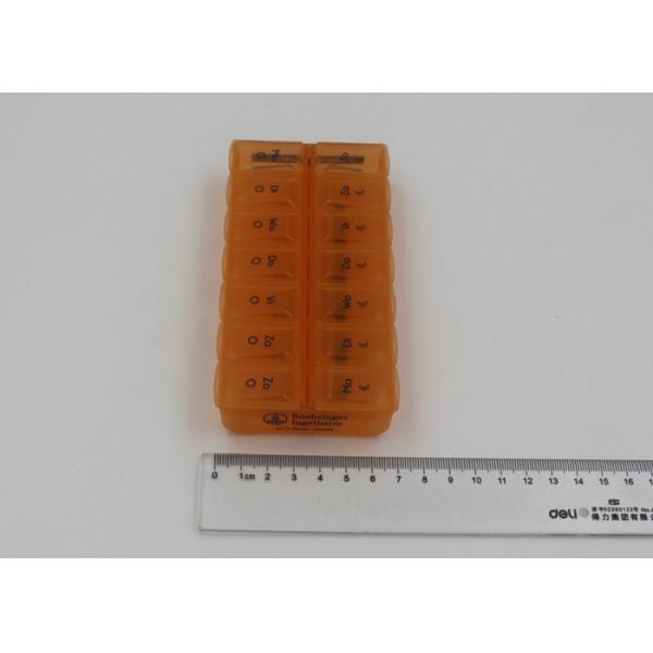 Durable Healthy Plastic Pill Box , Travel Pill Container For Household
