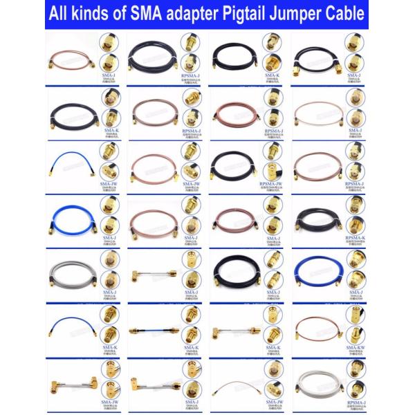 RF Coaxial RG174 Waterproof Electric Cable Fakra Z Female Jack To SMA Male 5m
