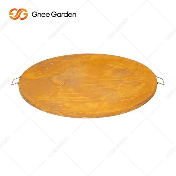 Гриль барбекю стального металла Corten располагаясь лагерем ржавый для на открытом воздухе варя овощей