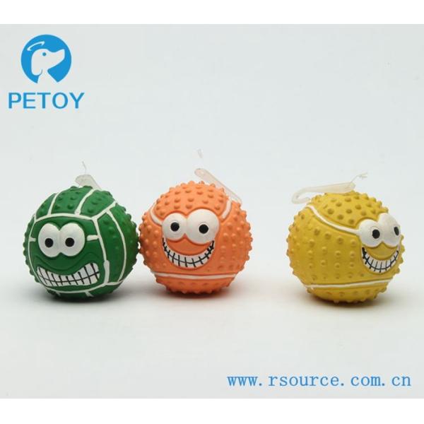 2019 eco-friendly Latex dog toys squeaky dog ball