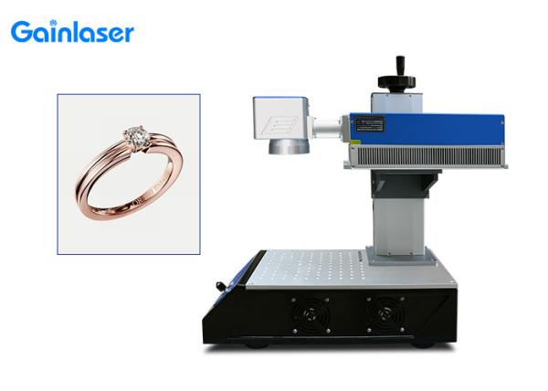 Copper Bearing Portable UV Laser Engraver JCZ For Text