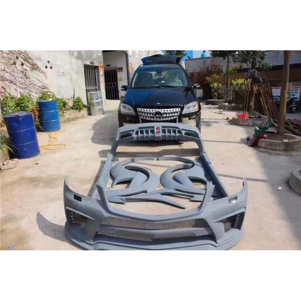 WALD Style Bodyki ancho para Mercedes W164 ML300 ML350 ML400 ML500 ML63 Kit de cuerpo delantero y trasero faldas laterales del parachoques