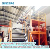 Usine de ligne d'extrusion de tuyaux en spirale en PEHD coulissante sur mesure pour chantier de construction