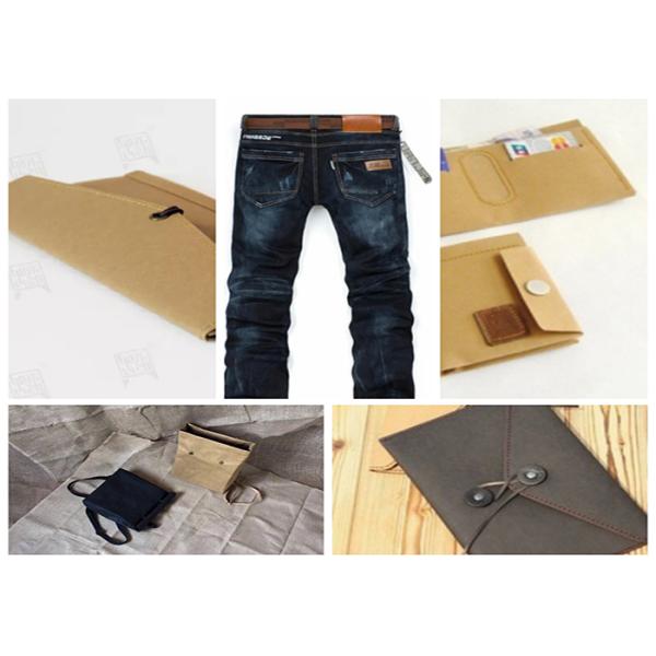 Fiber Material Pollution Free Printable Sewable Washable Kraft Paper For Bag