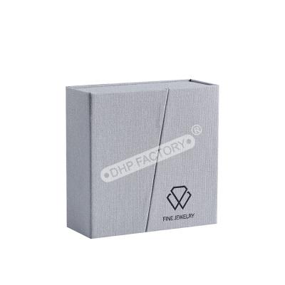 Necklace Ring Earring Packaging Boxes Custom Jewelry Box With Fabric Covered