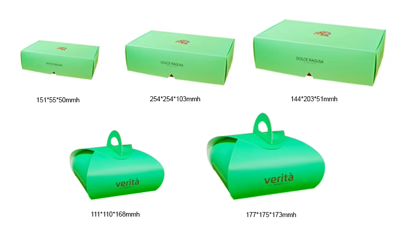 Wholesale Custom Logo Printing Eco-Friendly Recyclable Durable Sturdy Pastry Cake Box for Bakery Packaging