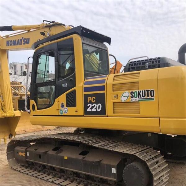 PC220-8  Komatsu 22 Tonne Excavator Second Hand Diggers 110KW Power