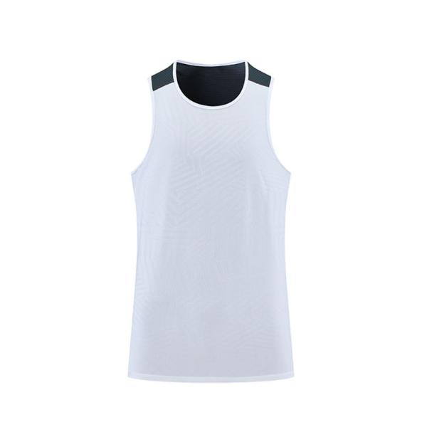 Moisture Wicking Summer Mens Vest Leisure Sports Breathable Quick Drying Elastic Cool