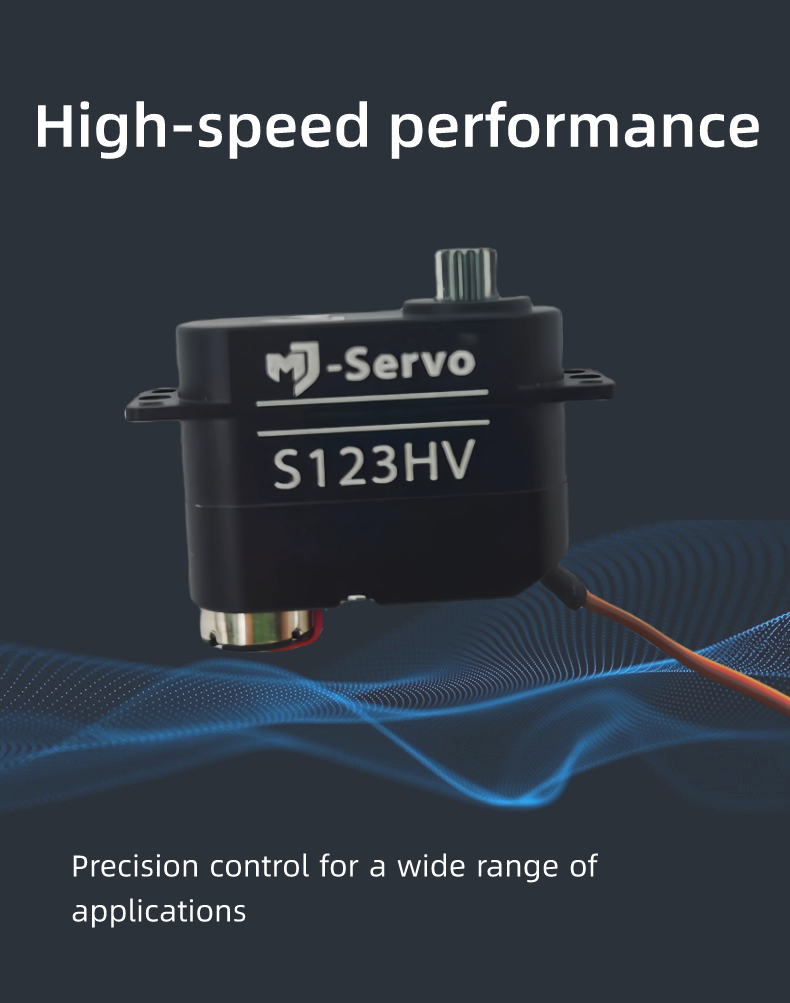 Mj-S123hv 7.4v Coreless Motor High Voltage Lightweight Servo For Aircraft Models Cars