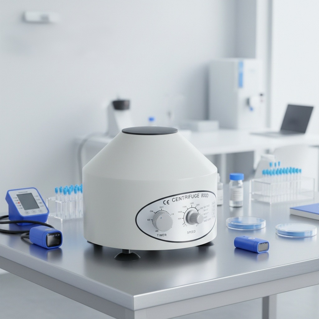 Factory Supports 800D Portable 4000rpm 6x10ml Angle Rotor Mini Centrifuge Laboratory Separation Equipment