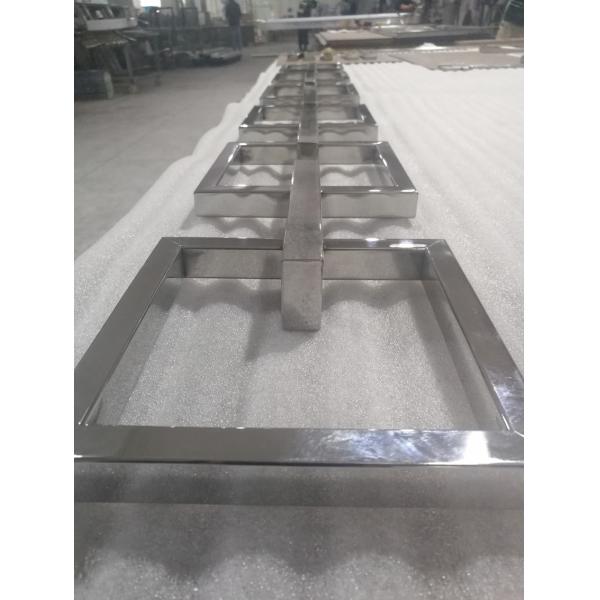 Stainless Steel 3D Expansion bolt Pattern Gold Room Partition Wall Divider Panel