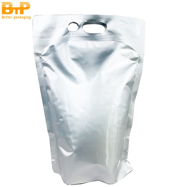 Outdoor Disposable Beverage Packaging Refill Smell Proof Mylar Aluminum Foil Spout Pouch Bags Water Juice Wine Drink Food Bag