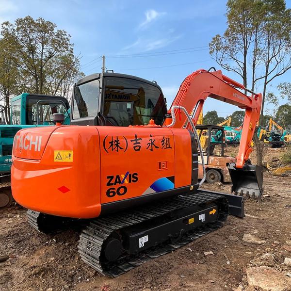 6T Mini Usadas Usadas Hitachi Excavators Segunda mão Zx60-5G
