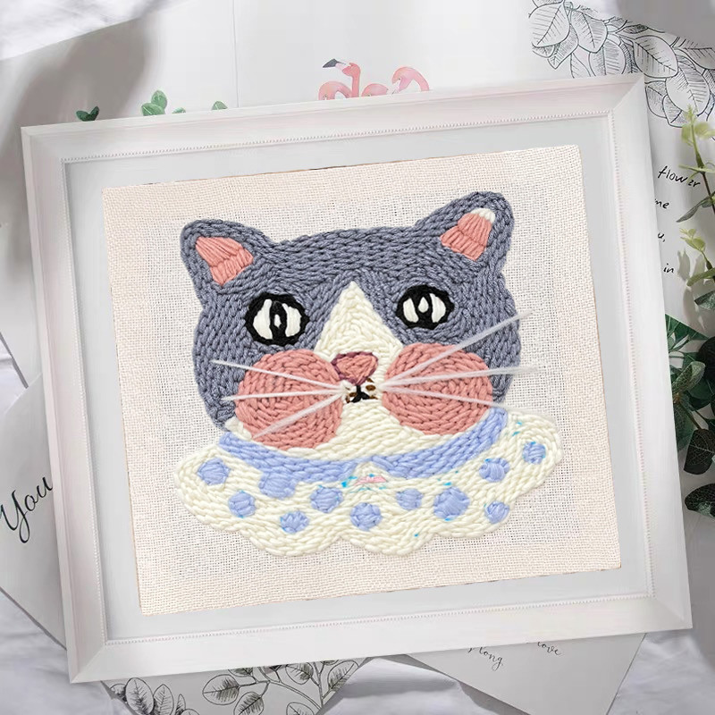 Семь изделий из молока, хлопка, кошки, иглы для начинающих.
