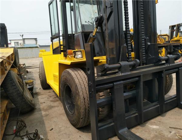 16 T Used Diesel Hyster Used Diesel Forklift Truck 2275 Mm Drive Tread Width
