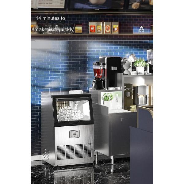 Commercial One-Click Ice Cube Maker Machine for Home 220V Voltage Easy Installation