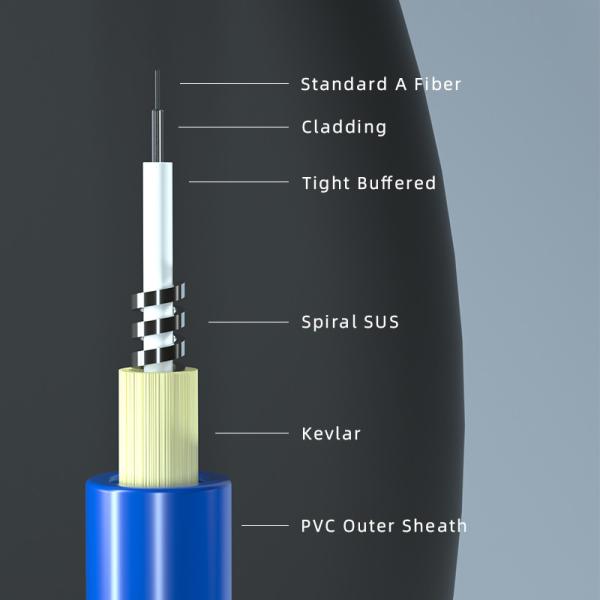 Single Mode ST/UPC-SC/UPC 3.0mm 1Core Fiber Optic Patch Cord for High Durability FTTH