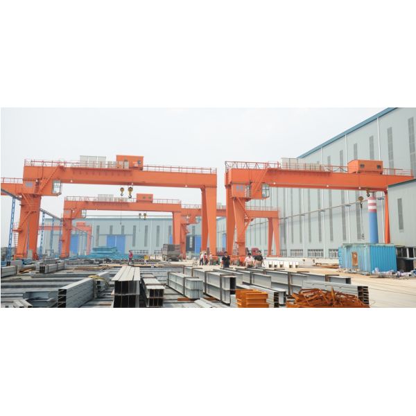 Customized Span Double Beam Mobile Gantry Crane with 50 Ton Lifting Capacity for Construction Sites