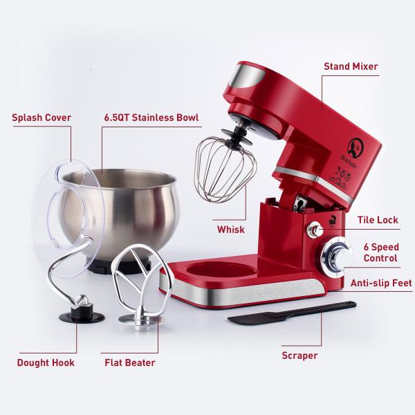 NO App-Controlled 5L Stainless Steel Mixing Bowl Stand Food for Home Kitchen Artisan Mixer