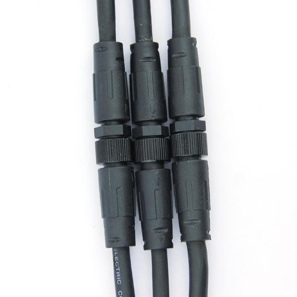 IP67 Connectors Waterproof Lighting Accessories Male Female Connector
