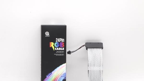 24Pin RGB Extension Cable  Neon Light cable for Gaming PC Single headlight