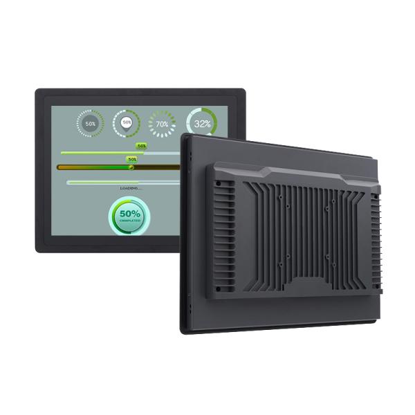 Fanless Integrated Capacitive Touch Screen Open Frame 12.1 Inch Industrial Panel PC Full IP65