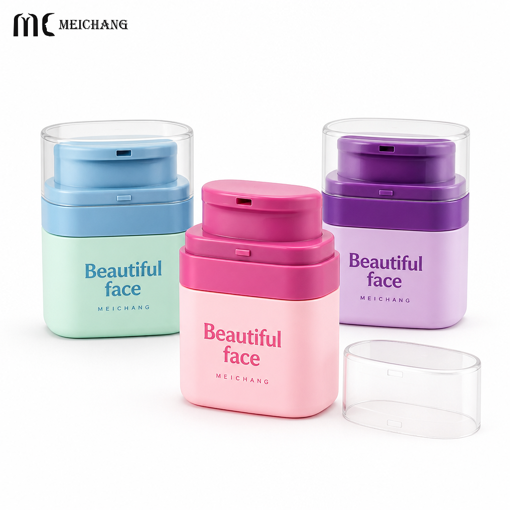 30g / 50g Square Refillable Airless Cream Jar with Replaceable PP Inner Liner(MC-P-564)