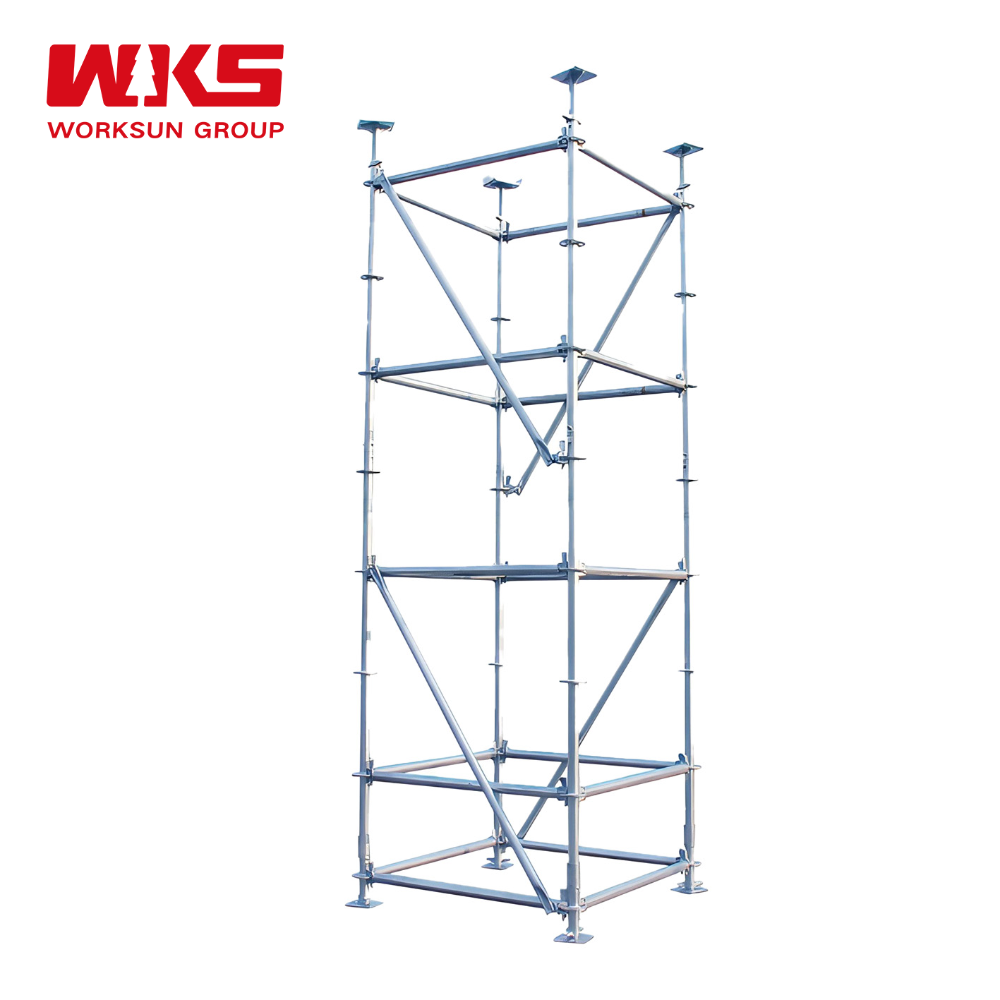 Customized Ringlock Scaffolding System Galvanized Coating High Load Scaffolding